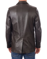 Men Genuine Leather Blazer Sport Coat 30